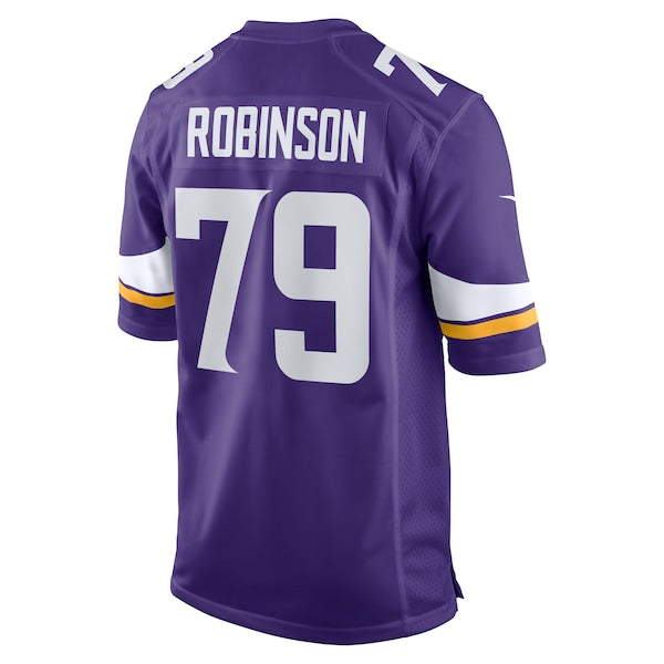 Tyrese Robinson Minnesota Vikings Nike Team Game Jersey - Purple - Image 3