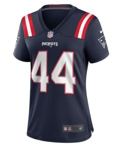 Alternative view of Raleigh Webb New England Patriots Nike Women's Home Game Player Jersey - Navy