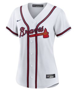 Alternative view of Jarred Kelenic Atlanta Braves Nike Women's Home Replica Jersey - White