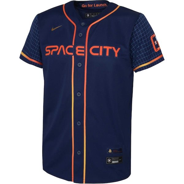Houston Astros Nike Toddler 2022 City Connect Replica Player Jersey - Navy - Image 2