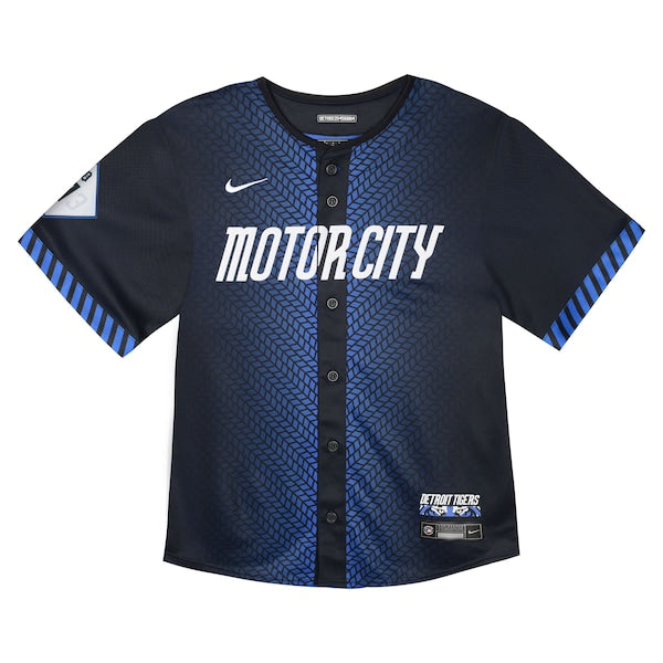 Javier Baez Detroit Tigers Nike Toddler 2024 City Connect Limited Jersey - Navy - Image 2