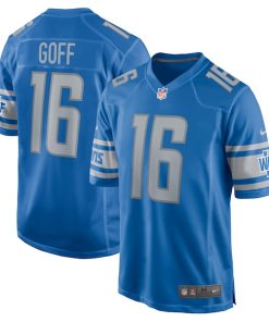 Jared Goff Detroit Lions Nike Player Game Jersey - Blue