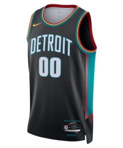 Alternative view of Detroit Pistons Nike Unisex 2025/26 City Edition Swingman Custom Jersey - Charcoal