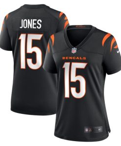 Charlie Jones Cincinnati Bengals Nike Women's Team Game Jersey -  Black