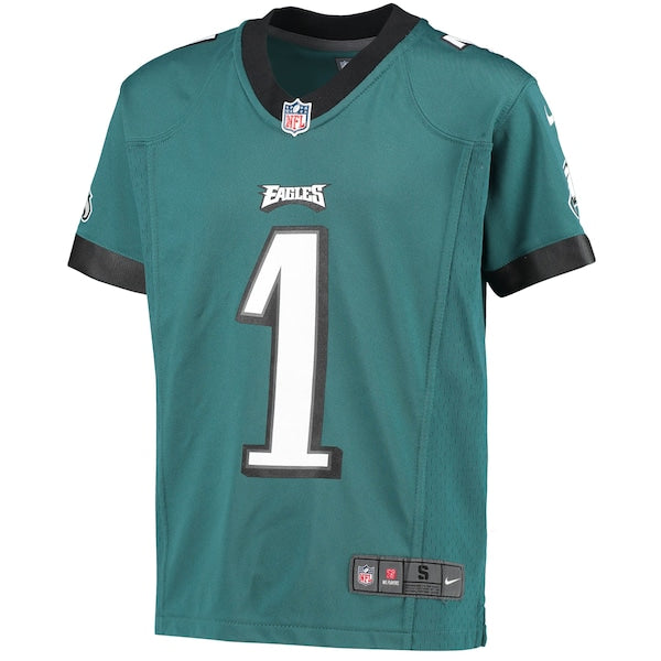 Jalen Hurts Philadelphia Eagles Nike Youth Game Jersey - Green - Image 2