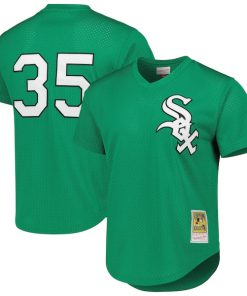 Frank Thomas Chicago White Sox  Cooperstown Collection Authentic St. Patrick's Day 1996 Batting Practice Jersey - Green