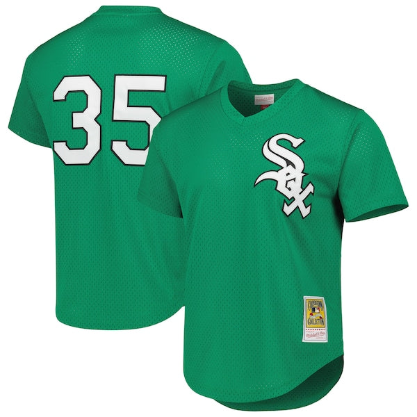 Frank Thomas Chicago White Sox Cooperstown Collection Authentic St. Patrick's Day 1996 Batting Practice Jersey - Green