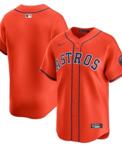Houston Astros Nike Alternate Limited Jersey - Orange