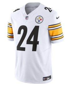 Alternative view of Joey Porter Jr. Pittsburgh Steelers Nike  Vapor F.U.S.E. Limited Jersey - White