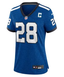 Alternative view of Jonathan Taylor Indianapolis Colts Nike Women's Player Jersey - Royal