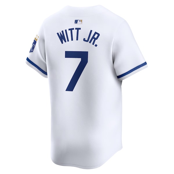 Bobby Witt Jr. Kansas City Royals Nike Youth Home Limited Player Jersey - White - Image 3