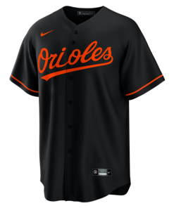 Alternative view of Pete Alonso Baltimore Orioles Nike Alternate Replica Jersey - Black