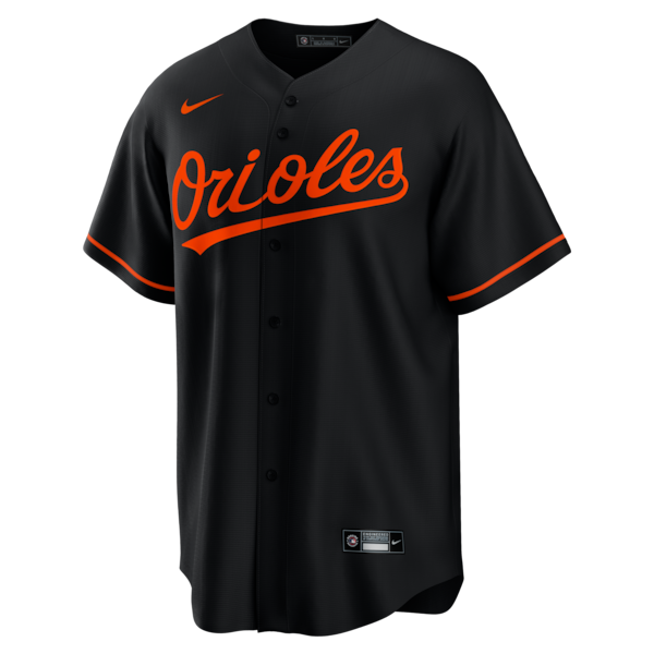 Pete Alonso Baltimore Orioles Nike Alternate Replica Jersey - Black - Image 2
