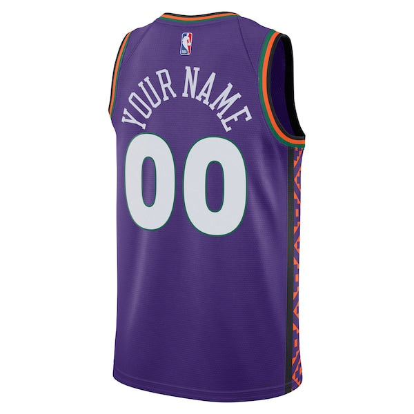 Phoenix Suns Nike Unisex 2024/25 Custom Swingman Jersey - City Edition - Purple - Image 4