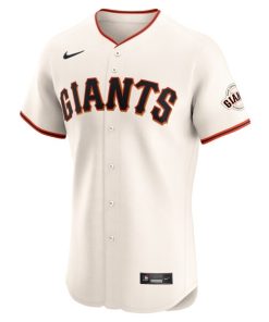 Alternative view of San Francisco Giants Nike Home Elite Pick-A-Player Retired Roster Jersey - Cream