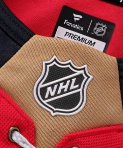 Alternative view of Florida Panthers  Home Premium Custom Jersey - Red