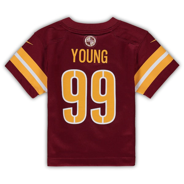Chase Young Washington Commanders Nike Toddler Game Jersey - Burgundy - Image 3