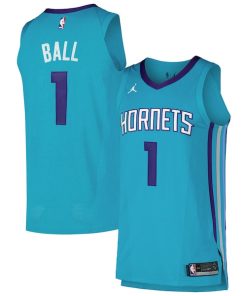 LaMelo Ball Charlotte Hornets Jordan Brand Authentic Player Jersey - Icon Edition - Teal