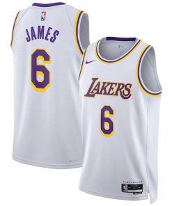LeBron James Los Angeles Lakers Nike Unisex Swingman Jersey - Association Edition - White