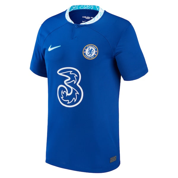 Raheem Sterling Chelsea Nike 2022/23 Home Breathe Stadium Replica Player Jersey - Blue - Image 3