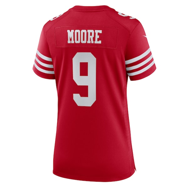 Skyy Moore San Francisco 49ers Nike Women's Team Game Jersey - Scarlet - Image 3