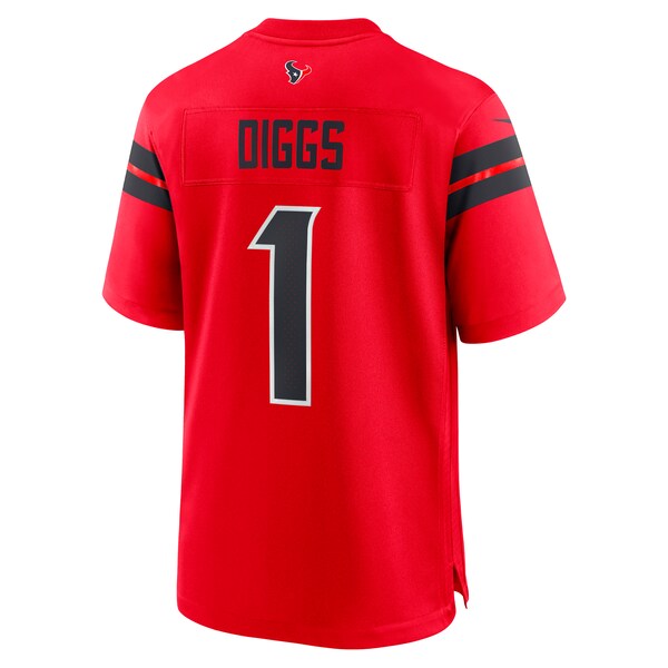 Stefon Diggs Houston Texans Nike Alternate Game Jersey - Red/Navy - Image 7