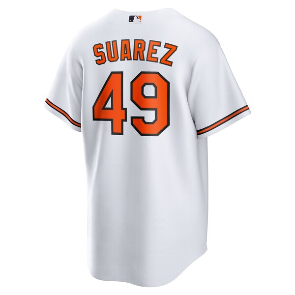 Albert Suarez Baltimore Orioles Nike Home Replica Jersey - White - Image 3