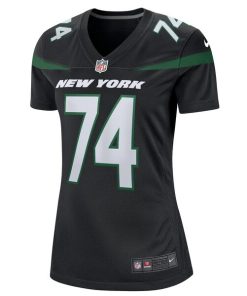 Alternative view of Nick Mangold New York Jets Nike Women's Retired Player Jersey - Black