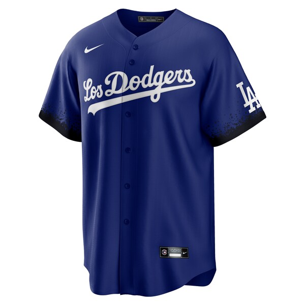 Los Angeles Dodgers Nike City Connect Replica Jersey - Royal - Image 2