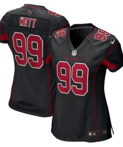 J.J. Watt Arizona Cardinals Nike Women's 2nd Alternate Game Jersey - Black/Cardinal