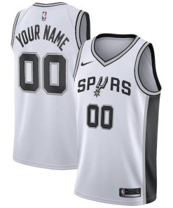 San Antonio Spurs Nike Custom Swingman Jersey White - Association Edition