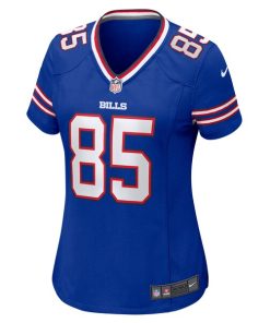 Alternative view of Quintin Morris Buffalo Bills Nike Women's Game Player Jersey - Royal