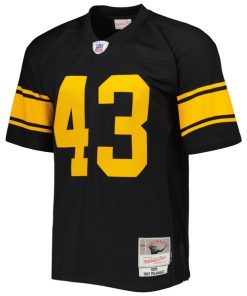 Alternative view of Troy Polamalu Pittsburgh Steelers Legacy Replica Jersey - Black