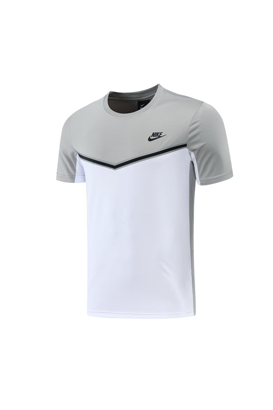 Nike Short Sleeve Training Jersey Set-ND01- Light Gray - Image 3