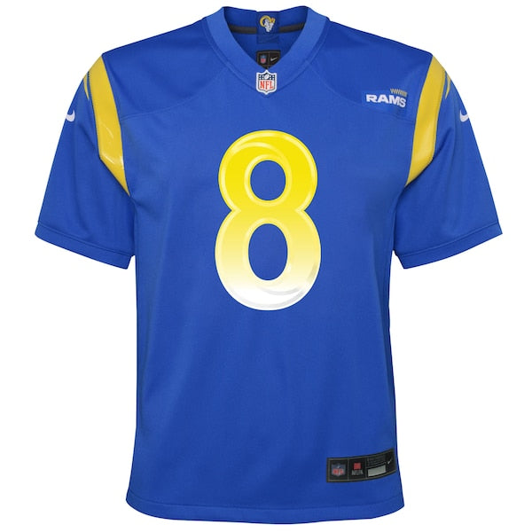 Jared Verse Los Angeles Rams Nike Youth Team Game Jersey - Royal - Image 2