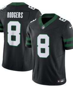 Aaron Rodgers New York Jets Nike Alternate Vapor F.U.S.E. Limited Jersey  - Legacy Black