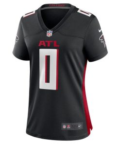 Alternative view of Lorenzo Carter Atlanta Falcons Nike Women's Game Player Jersey - Black