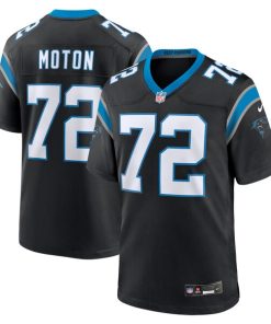 Taylor Moton Carolina Panthers Nike Team Game Jersey - Black