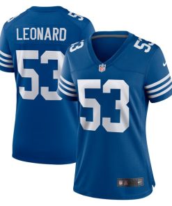 Shaquille Leonard Indianapolis Colts Nike Women's Alternate Game Jersey - Royal
