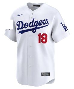 Alternative view of Yoshinobu Yamamoto Los Angeles Dodgers Nike 2024 World Series Champions Home Limited Player Jersey - White