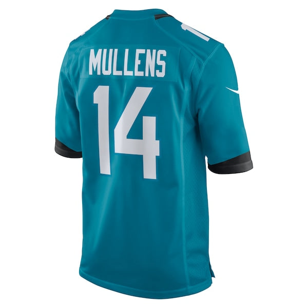 Nick Mullens Jacksonville Jaguars Nike Team Game Jersey - Teal - Image 3