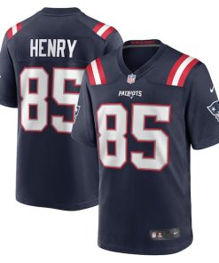 Hunter Henry New England Patriots Nike Team  Game Jersey -  Navy