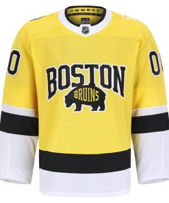 Alternative view of Boston Bruins  2026 NHL Stadium Series Authentic Pro Custom Jersey - Gold