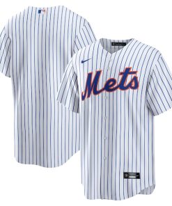 New York Mets Nike Home Blank Replica Jersey - White
