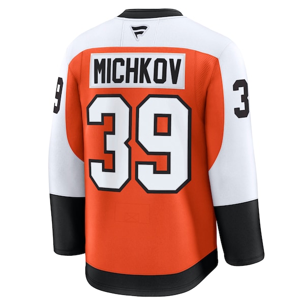 Matvei Michkov Philadelphia Flyers Home Premium Jersey - Orange/Black - Image 6