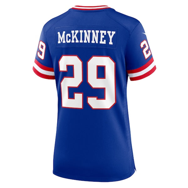 Xavier McKinney New York Giants Nike Women's Classic Player Game Jersey - Royal - Image 3