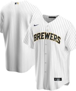 Milwaukee Brewers Nike Youth Home Replica Team Jersey - White