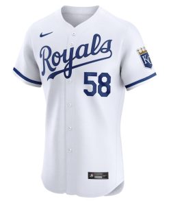 Alternative view of John McMillon Kansas City Royals Nike Home Elite Player Jersey - White
