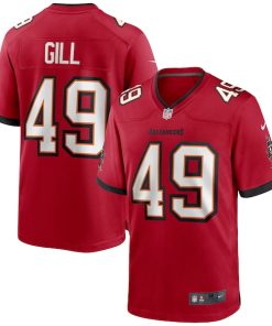 Cam Gill Tampa Bay Buccaneers Nike Game Jersey - Red