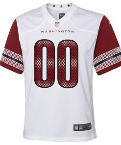 Alternative view of Washington Commanders Nike Youth Game Custom Player Jersey - White